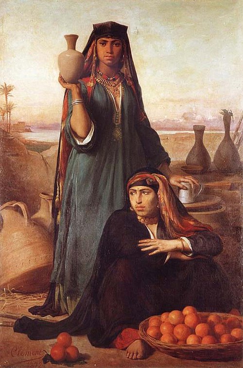 Marchande d'oranges égyptienne, 1872, Félix-Auguste Clément