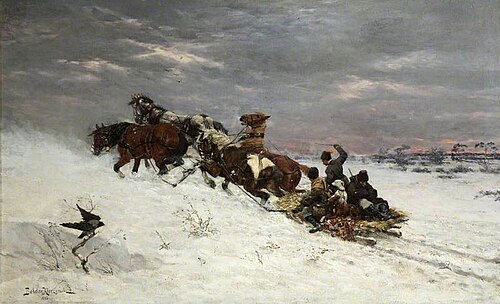 Russian Steppes, 1883, Bohdan von Kleczynski