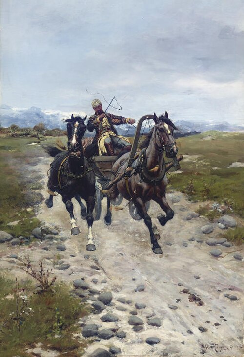 On the move, 1887, Bohdan Kleczyński