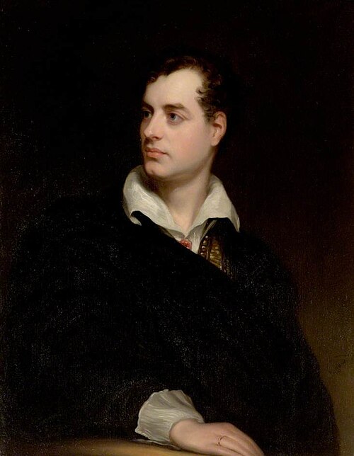 Portrait of Lord Byron, British poet (1788–1824), 1813, Thomas Phillips