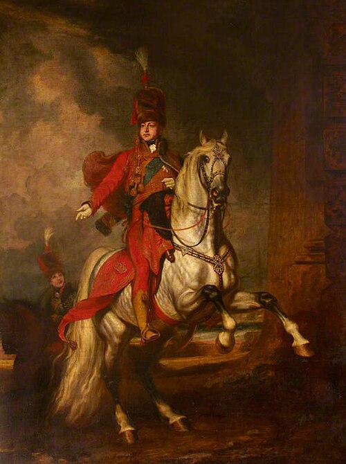 HRH the Prince Regent, later King George IV (1762-1830) and Colonel the Hon. Charles Wyndham (1796-1, 1813, Thomas Phillips