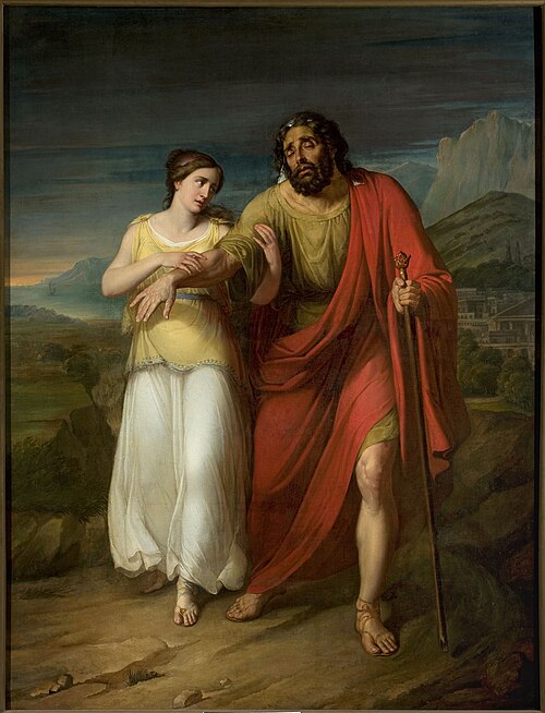 Oedipus and Antigone, 1825, Aleksander Kokular