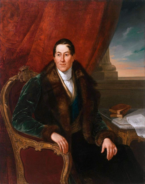 Portrait of Aleksander Stanisław Potocki (1776-1845)., 1841, Aleksander Kokular
