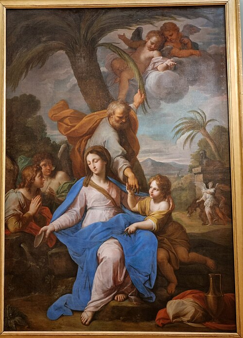 Le repos pendant la fuite en Égypte, 1759, Placido Costanzi