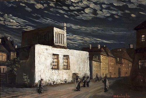 La Synagogue., 1883, Wacław Koniuszko
