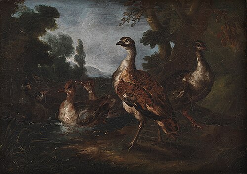 Landscape with Birds, 1697, Angelo Maria Crivelli
