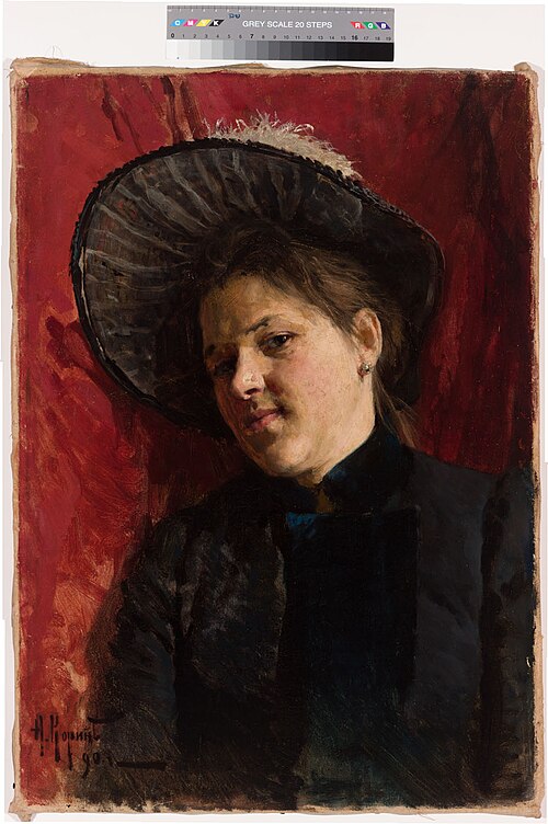Abikaasa portree, 1890, Alexeï Mikhaïlovich Korine