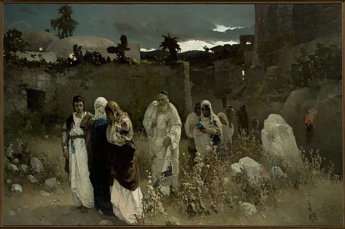 The Three Marys at the Tomb, 1879, Wilhelm Kotarbiński