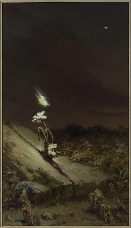 Grave of a suicide victim., 1900, Wilhelm Kotarbiński