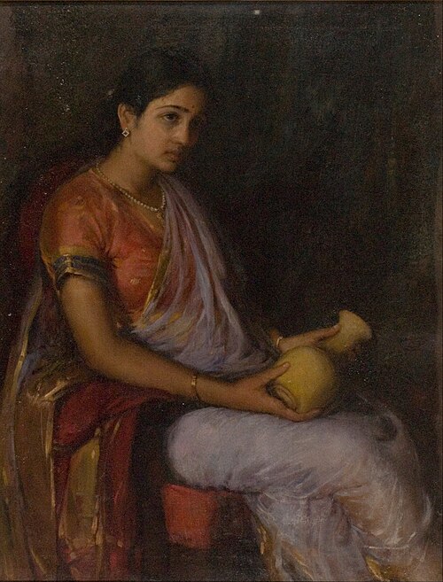 Girl with a Vase, , Antonio Xavier Trindade