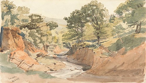 Landscape View at Powerscourt, 1847, Thomas Creswick