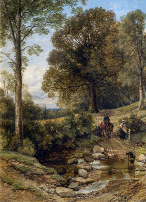 The Road through the Wood, 1839, Thomas Creswick