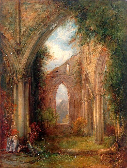 Part of the Ruins of Tintern Abbey, , Thomas Creswick