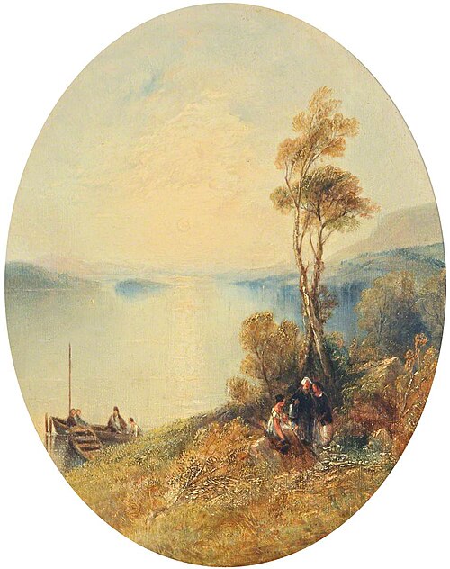 The Lower Lough Erne, from the Road near Ballyshannon, 1836, Thomas Creswick