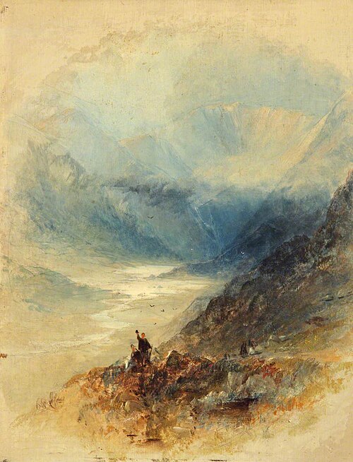 Comme Dhuv, the Black Valley, Kerry, 1836, Thomas Creswick