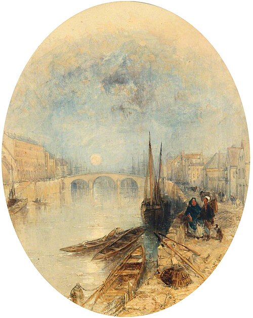 Waterloo Bridge, Cork, 1836, Thomas Creswick