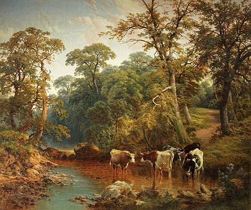 A Shady Retreat, 1834, Thomas Creswick