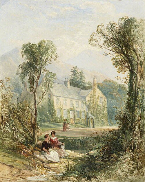 Rydal Mount, 1840, Thomas Creswick