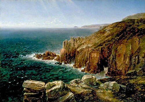 Land's End, Cornwall, 1842, Thomas Creswick