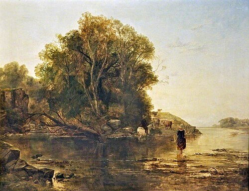 The Way across the River, 1843, Thomas Creswick