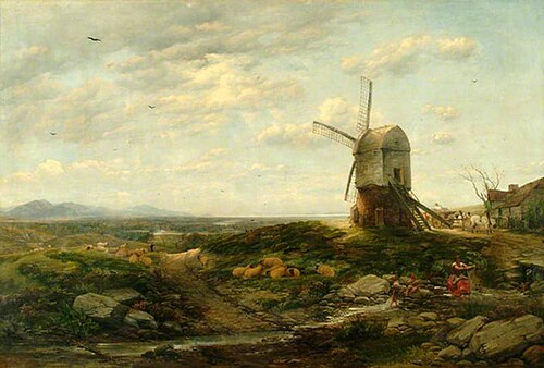 The First Glimpse of the Sea, 1850, Thomas Creswick