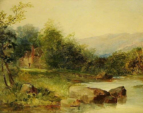 Landscape, River Scene, 1860, Thomas Creswick