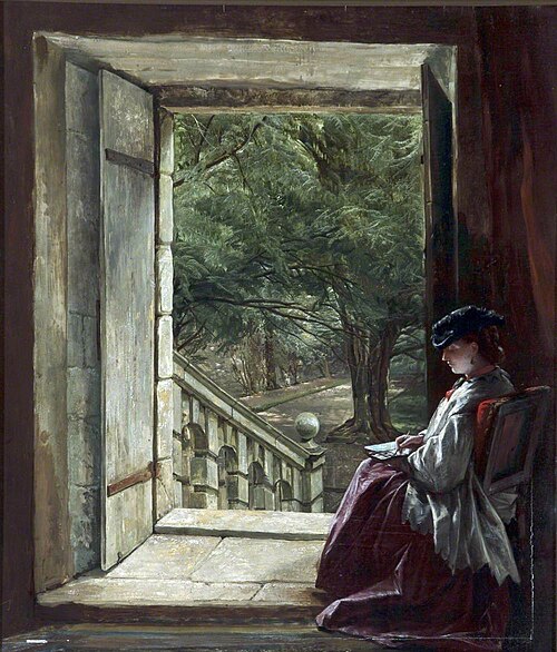 Dorothy Vernon's Doorway, Haddon Hall, 1865, Thomas Creswick