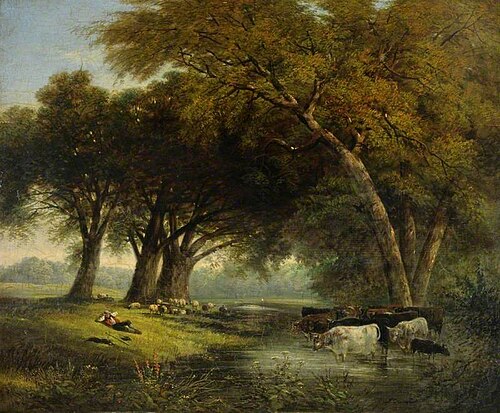 Near Ashover, Derbyshire, , Thomas Creswick