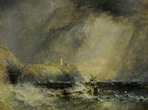South Stack Lighthouse, Holyhead, , Thomas Creswick