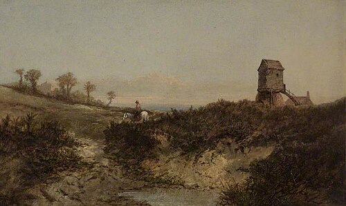 Landscape with an Old Mill, , Thomas Creswick