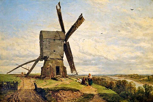 The Windmill, , Thomas Creswick