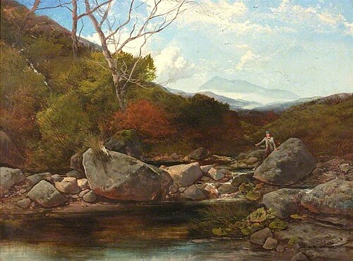 A Trout Stream, , Thomas Creswick