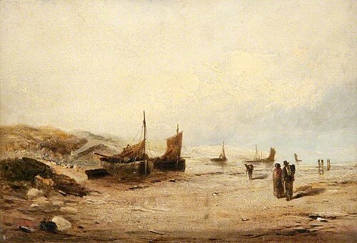 Coast Scene, , Thomas Creswick