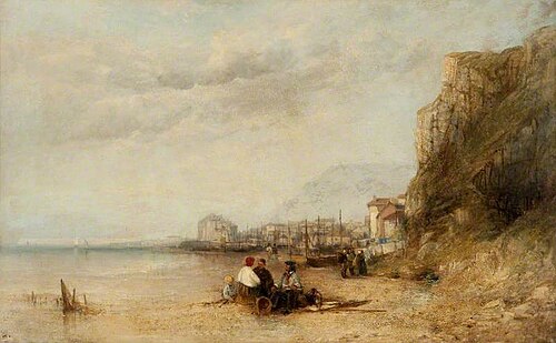 Sea Beach Scene, , Thomas Creswick