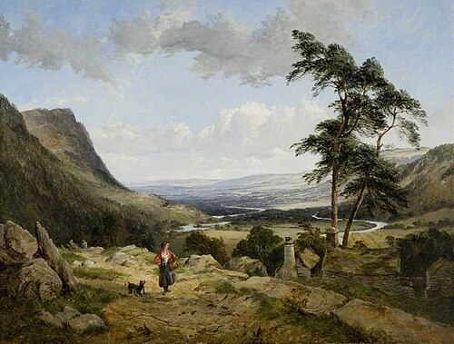 The Valley Of Llangollen, North Wales, 1856, Thomas Creswick