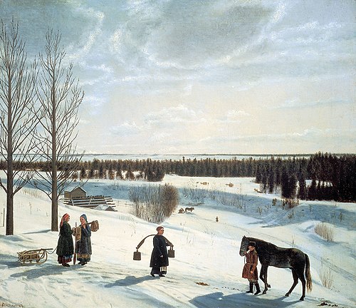Hiver russe, 1827, Nikifore Krylov