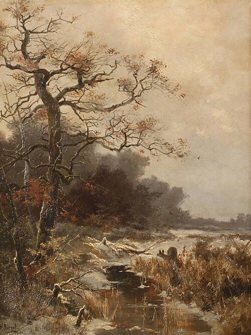 Dark season, 1890, Hugo Bürgel