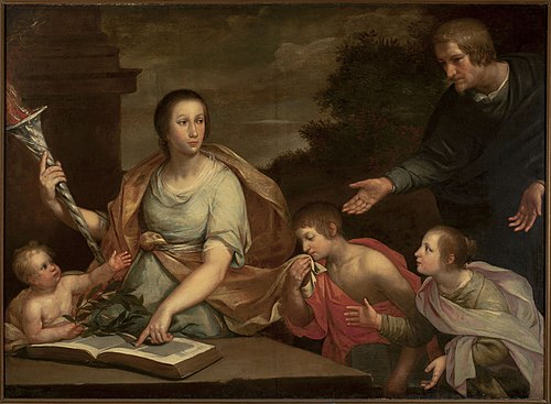 Allégorie de l'enseignement., 1662, Juriaen Jacobsz