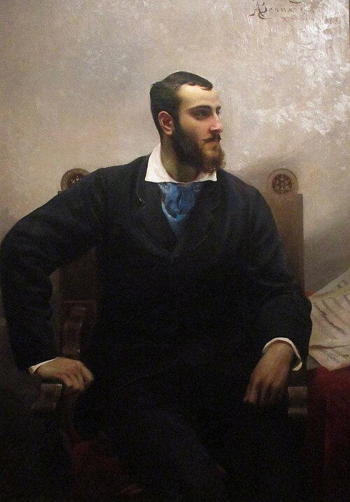 Portrait d'André Wormser (1851-1926), pianiste et compositeur, 1877, Albert Besnard