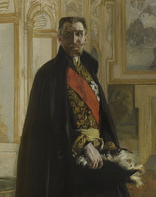Portrait de Camille Barrère au palais Farnèse, 1906, Albert Besnard