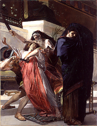 La mort de Timophane, 1874, Albert Besnard