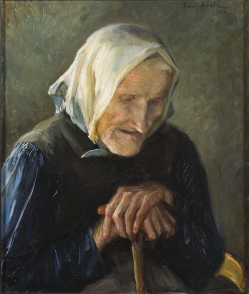 The Old Blind Woman, 1903, Fanny Brate
