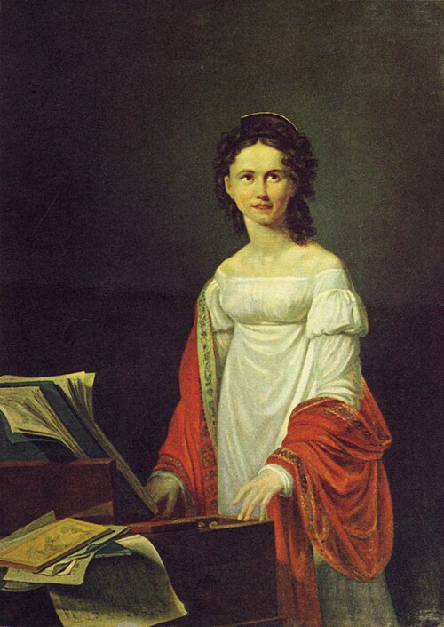 Anna Borunova, 1821, Nicolas de Courteille