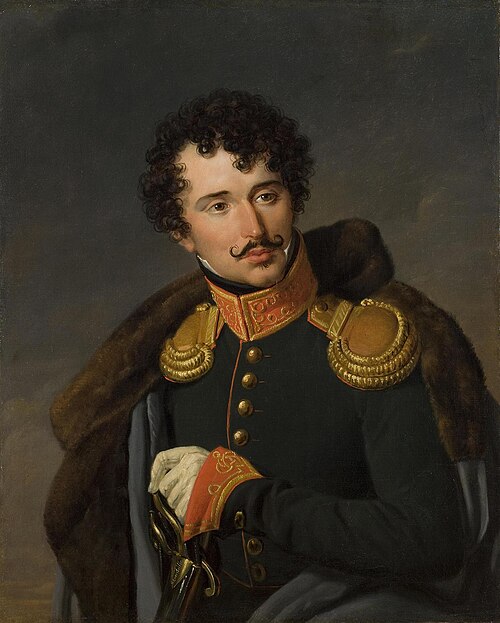 Portrait of A.M. Mailevsky, 1820, Nicolas de Courteille