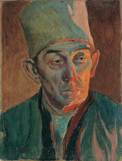 Mann mit Pelzkappe, 1925, Hubert Landa