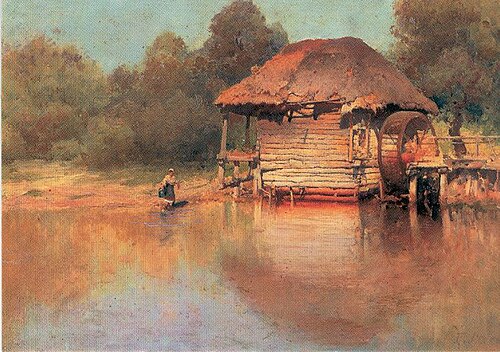 Watermill, 1910, Petro Oleksiiovych Levchenko
