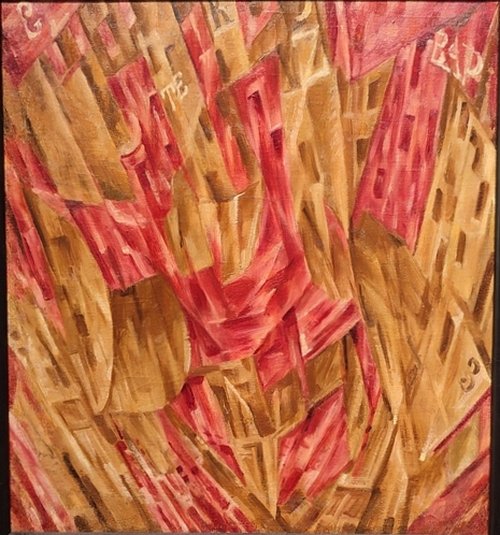 Car Curve, 1913, Mikhail Le Dentu