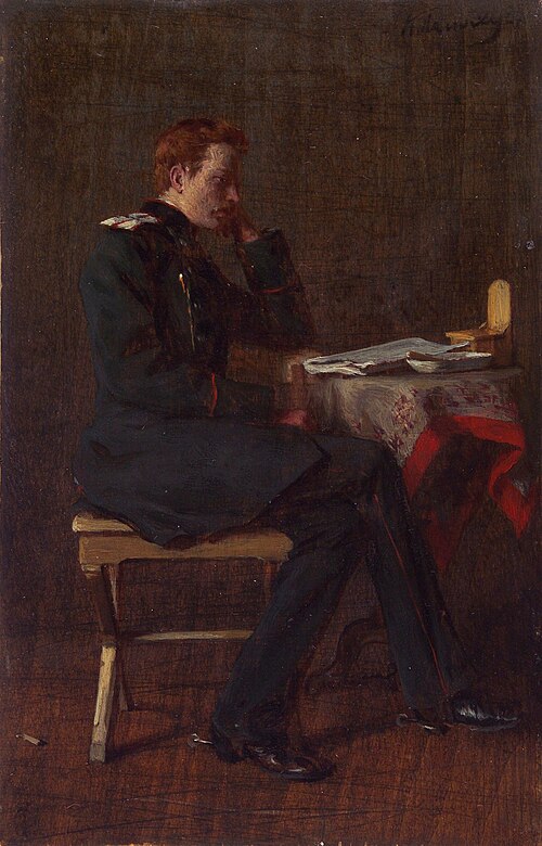 Portrait of Andrei Igelström, 1882, Kirill Vikent'evič Lemoh