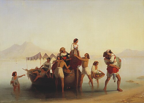Neapolitan Fruit-Sellers, 1843, Egron Seliff Lundgren