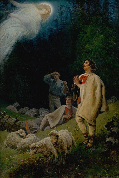 Pastierske zjavenie, 1880, Adolf Liebscher